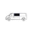 AM Auto OE-Style Solid Fixed Glass for Low Roof Ford Transit Vans - Driver's Forward