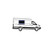 AM Auto OE-Style Solid Fixed Glass for High Roof Ford Transit Vans - Passenger's Middle 148"/148"EXT