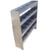 Aluminum Angled Shelving Unit (4 Levels)