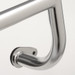 Close-up of the welded lower foot and mounting plate on the Surco T1N ladder