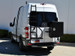 2007-2018 Sprinter Rear Door Ladder with Integrated Tire/Box Rack Combo, Driver