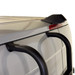 Upper hook of the black Surco No-Drill ladder at the Sprinter roofline