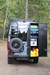 Stainless tire mount on the Tec Vanlife carrier