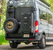 2025 Design Rover Vans Tire Carrier & Ladder Combo for Ford Transit