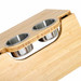 Bamboo Folding Table with Cup Holders