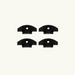 Venture L-Track Recessed End Caps (4 Pack)