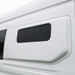 Flarespace driver side flare with 1033 awning window on a white Ford Transit 148