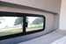 Interior view of a Flarespace flare with trim ring and half slider window