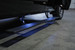 Sprinter PowerStep extended with LED lights on the garage floor