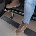 Boot on the slip-resistant PowerStep surface