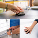 Sticking, rinsing and reusing a Silwy nano-gel pad