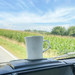 Silwy mug on its pad on a van dashboard