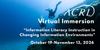 ACRL Virtual Immersion Program - Information Literacy Instruction in Changing Information Environments 