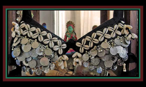 Cowrie Shell Coin Bra