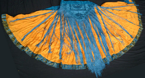 Mirrored Long Fringe Belt