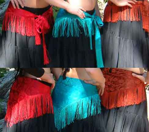 Short Fringe Belt