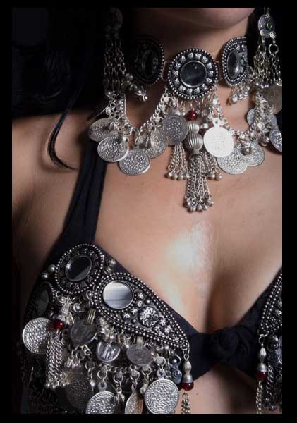 Mirror and Metal Necklace