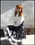 Girls and Preteens Floral Skirt