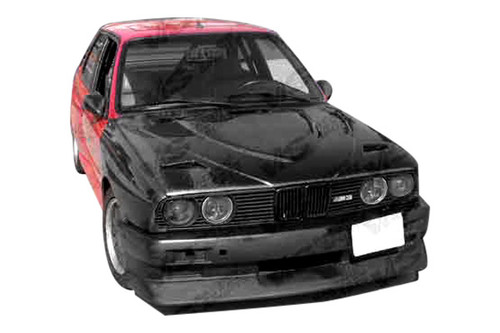 IMAGE 1 - 1984-1991 BMW 3-Series 2DR/4DR E30 Euro R Style Carbon Fiber Hood by ViS Racing - 84BME302DEUR-010C IMAGE 1 - 1984-1991 BMW 3-Series 2DR/4DR E30 Euro R Style Carbon Fiber Hood by ViS Racing - 84BME302DEUR-010C
