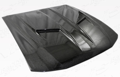 IMAGE 1 - 1999-2004 Ford Mustang Stalker 2 Style Carbon Fiber Hood by ViS Racing - 99FDMUS2DSTK2-010C IMAGE 1 - 1999-2004 Ford Mustang Stalker 2 Style Carbon Fiber Hood by ViS Racing - 99FDMUS2DSTK2-010C