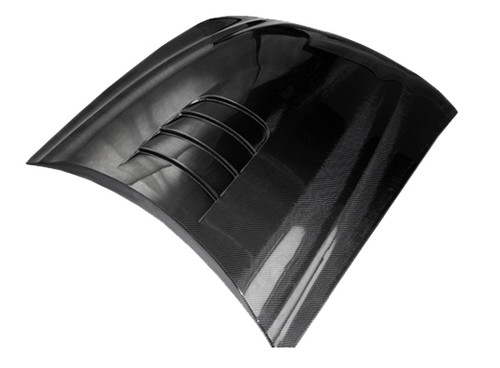 IMAGE 1 - 1999-2004 Ford Mustang Cobra R 2000 Style Carbon Fiber Hood by ViS Racing - 99FDMUS2DCR-010C IMAGE 1 - 1999-2004 Ford Mustang Cobra R 2000 Style Carbon Fiber Hood by ViS Racing - 99FDMUS2DCR-010C