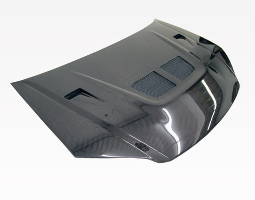 IMAGE 1 - 2004-2005 Honda Civic 2DR/4DR EVO Style Carbon Fiber Hood by ViS Racing - 04HDCVC2DEV-010C IMAGE 1 - 2004-2005 Honda Civic 2DR/4DR EVO Style Carbon Fiber Hood by ViS Racing - 04HDCVC2DEV-010C