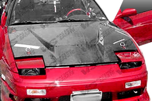 IMAGE 1 - 1989-1994 Nissan 240SX 2DR/HB Invader Style Carbon Fiber Hood by ViS Racing - 89NS2402DVS-010C IMAGE 1 - 1989-1994 Nissan 240SX 2DR/HB Invader Style Carbon Fiber Hood by ViS Racing - 89NS2402DVS-010C