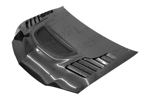 IMAGE 1 - 2003-2005 Mitsubishi Lancer EVO 8 Tracer Style Carbon Fiber Hood by ViS Racing - 03MTEV84DTRA-010C IMAGE 1 - 2003-2005 Mitsubishi Lancer EVO 8 Tracer Style Carbon Fiber Hood by ViS Racing - 03MTEV84DTRA-010C