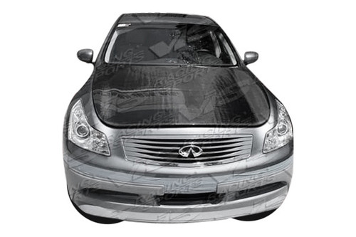 IMAGE 1 - 2009-2013 Infiniti G37 4DR OEM Style Carbon Fiber Hood by ViS Racing - 09ING374DOE-010C IMAGE 1 - 2009-2013 Infiniti G37 4DR OEM Style Carbon Fiber Hood by ViS Racing - 09ING374DOE-010C
