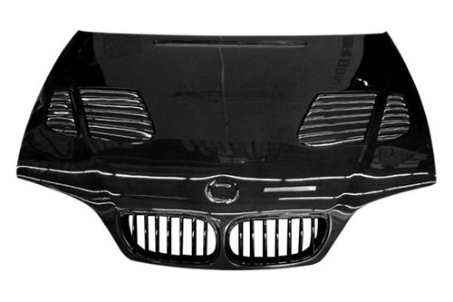 IMAGE 1 - 2002-2005 BMW 3-Series 4DR E46 GTR Style Carbon Fiber Hood by ViS Racing - 02BME464DGTR-010C IMAGE 1 - 2002-2005 BMW 3-Series 4DR E46 GTR Style Carbon Fiber Hood by ViS Racing - 02BME464DGTR-010C