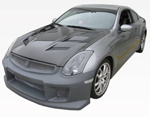 IMAGE 1 - 2003-2007 Infiniti G35 2DR AMS Style Carbon Fiber Hood by ViS Racing - 03ING352DAMS-010C IMAGE 1 - 2003-2007 Infiniti G35 2DR AMS Style Carbon Fiber Hood by ViS Racing - 03ING352DAMS-010C