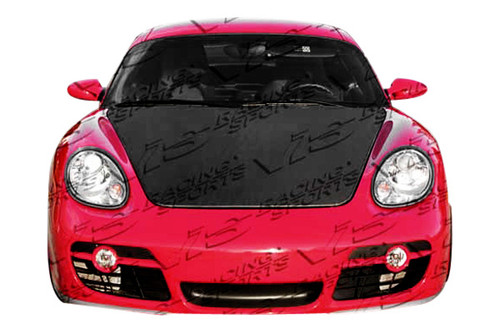 IMAGE 1 - 2006-2012 Porsche Cayman 2DR OEM Style Carbon Fiber Hood by ViS Racing - 06PSCAM2DOE-010C IMAGE 1 - 2006-2012 Porsche Cayman 2DR OEM Style Carbon Fiber Hood by ViS Racing - 06PSCAM2DOE-010C