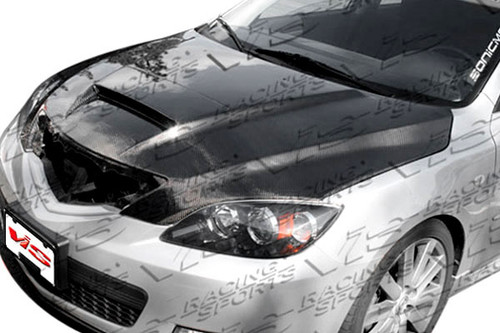 IMAGE 1 - 2004-2009 Mazda 3 HB M Speed Style Carbon Fiber Hood by ViS Racing - 04MZ3HBMSP-010C IMAGE 1 - 2004-2009 Mazda 3 HB M Speed Style Carbon Fiber Hood by ViS Racing - 04MZ3HBMSP-010C