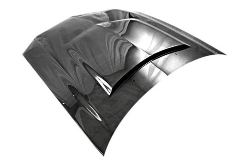 IMAGE 1 - 2005-2009 Ford Mustang Invader Style Carbon Fiber Hood by ViS Racing - 05FDMUS2DVS-010C IMAGE 1 - 2005-2009 Ford Mustang Invader Style Carbon Fiber Hood by ViS Racing - 05FDMUS2DVS-010C