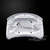 Image 3 - HellCat Style Fiberglass Dual-Functional Ram Air Hood for 2011-2021 Jeep Grand Cherokee by Amerihood - JGC11AHCATFHW