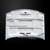 Image 2 - Cowl-2 Dual-Functional Ram Air Hood Fiberglass for 2007-2010 GMC Sierra 3500 by Amerihood - GS07AHCWL2FHW35