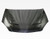 IMAGE 1 - 2002-2006 Acura RSX Terminator Style Carbon Fiber Hood by ViS Racing - 02ACRSX2DTM-010C