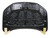 IMAGE 2 - 2022-2023 Honda Civic Sedan OEM Style Carbon Fiber Hood by ViS Racing - 22HDCVC4DOE-010C