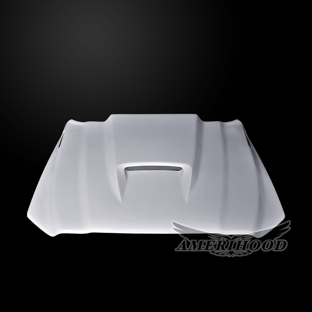 Image 3 - SRT-Style Dual-Functional Fiberglass Hood for 2019-2024 Ram 2500/3500 by Amerihood - DR19AHSRTFHW25