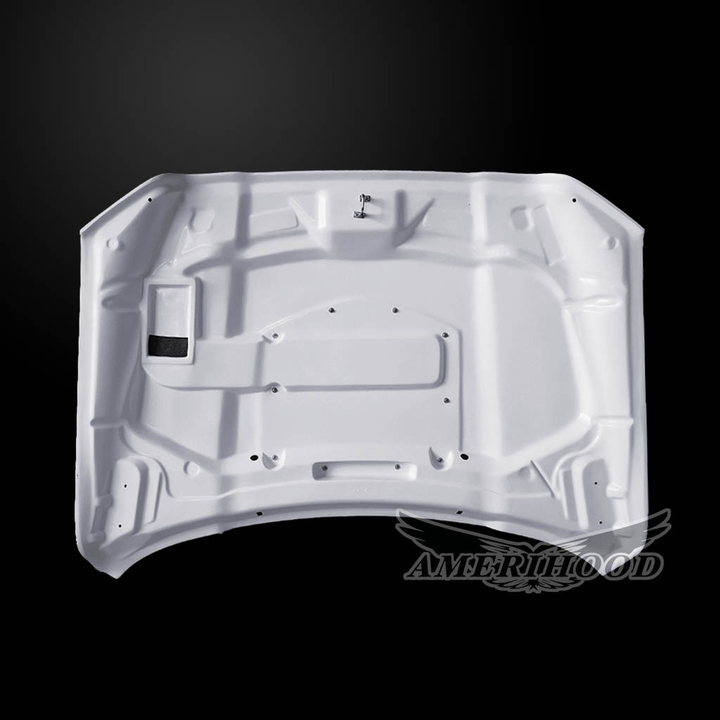 Image 5 - Type-TA Ram-Air Functional Fiberglass Hood for 2019-2024 Ram 2500/3500 by Amerihood - DR19AHTAFHW25