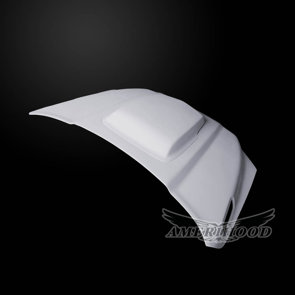 Image 6 - Type-TA Ram-Air Functional Fiberglass Hood for 2019-2024 Ram 2500/3500 by Amerihood - DR19AHTAFHW25
