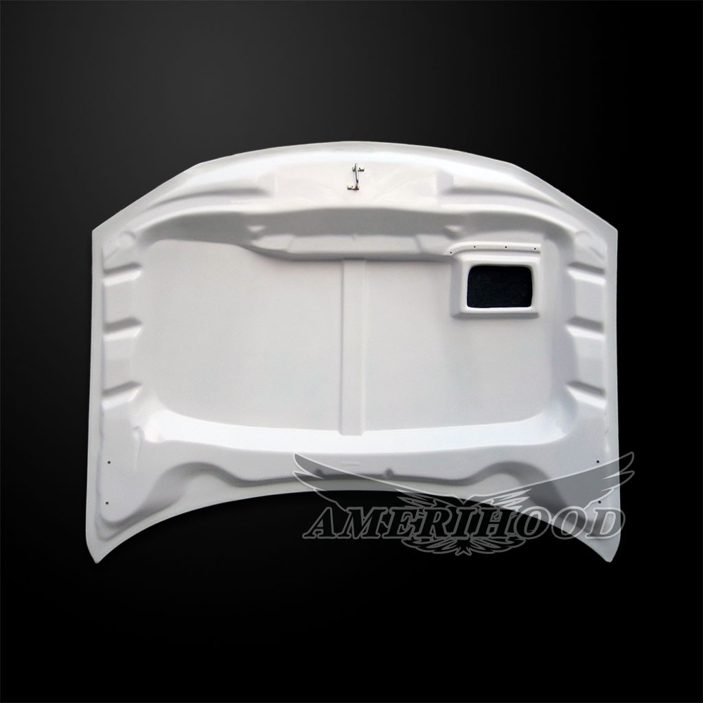 Image 4 - SRT Functional Ram-Air Hood Fiberglass for 2011-2023 Chrysler 300/300c by Amerihood - C311AHSRTFHW