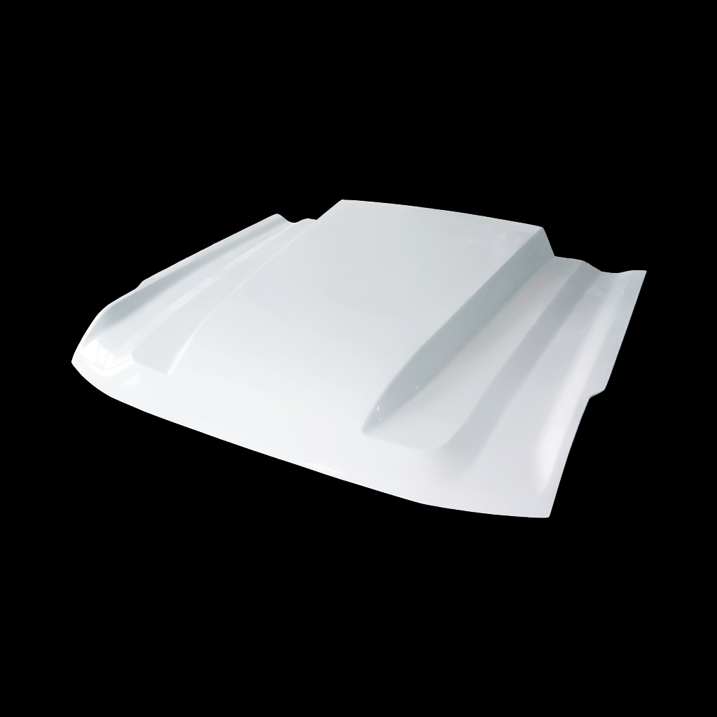 Image 1 - Non-Sport Cowl-Style Functional Heat Extractor Hood for 2021-2024 Ford Bronco by Amerihood - FB21AHCWLFHW