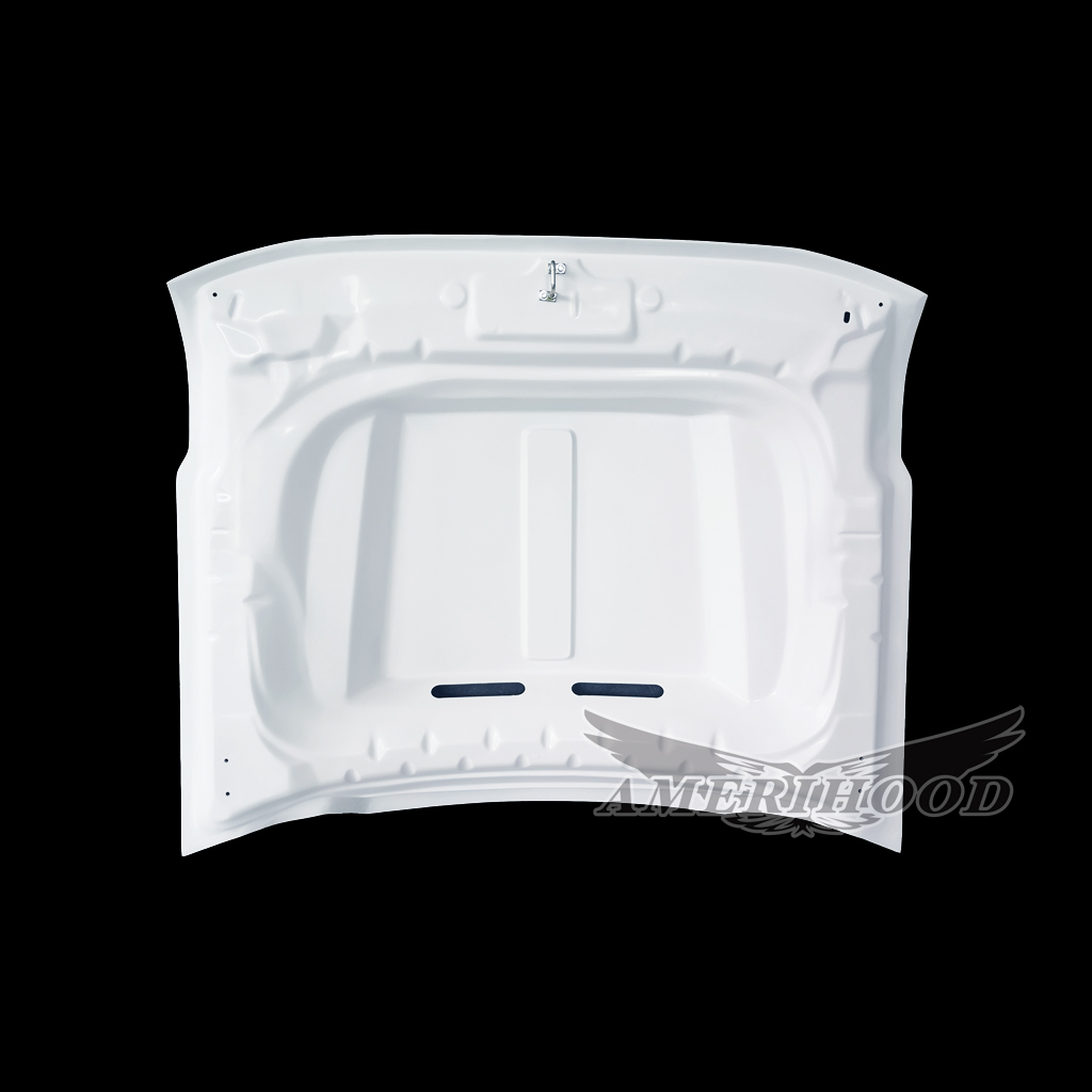Image 4 - Non-Sport Cowl-Style Functional Heat Extractor Hood for 2021-2024 Ford Bronco by Amerihood - FB21AHCWLFHW