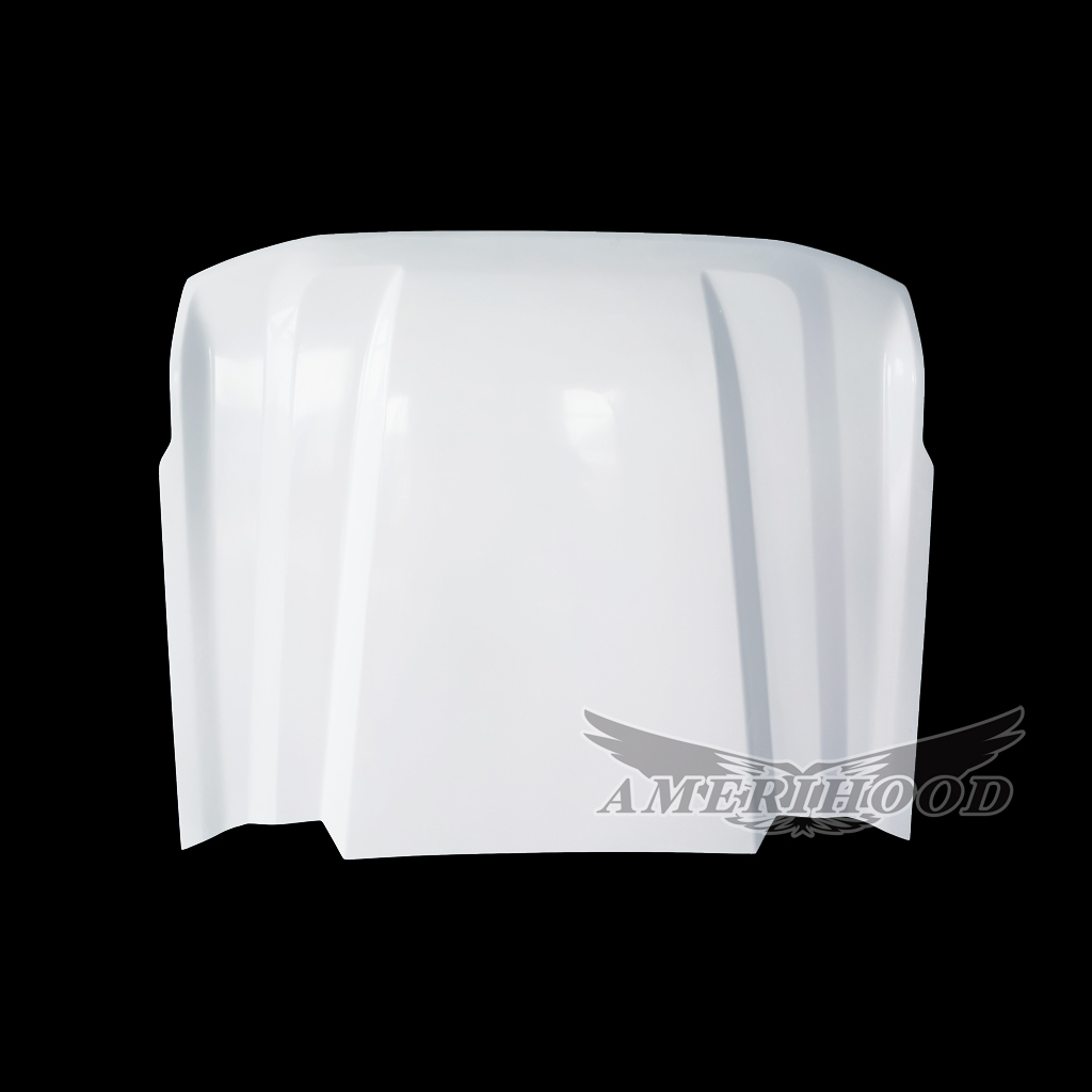 Image 5 - Non-Sport Cowl-Style Functional Heat Extractor Hood for 2021-2024 Ford Bronco by Amerihood - FB21AHCWLFHW