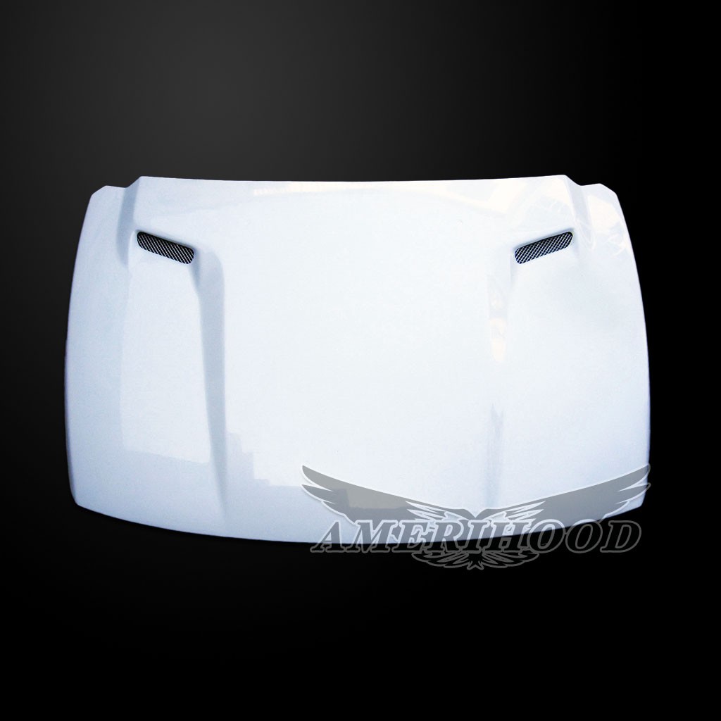 Image 8 - CLQ Functional Ram-Air Hood Fiberglass for 2007-2012 Dodge Caliber by Amerihood - DCB07AHCLGFW