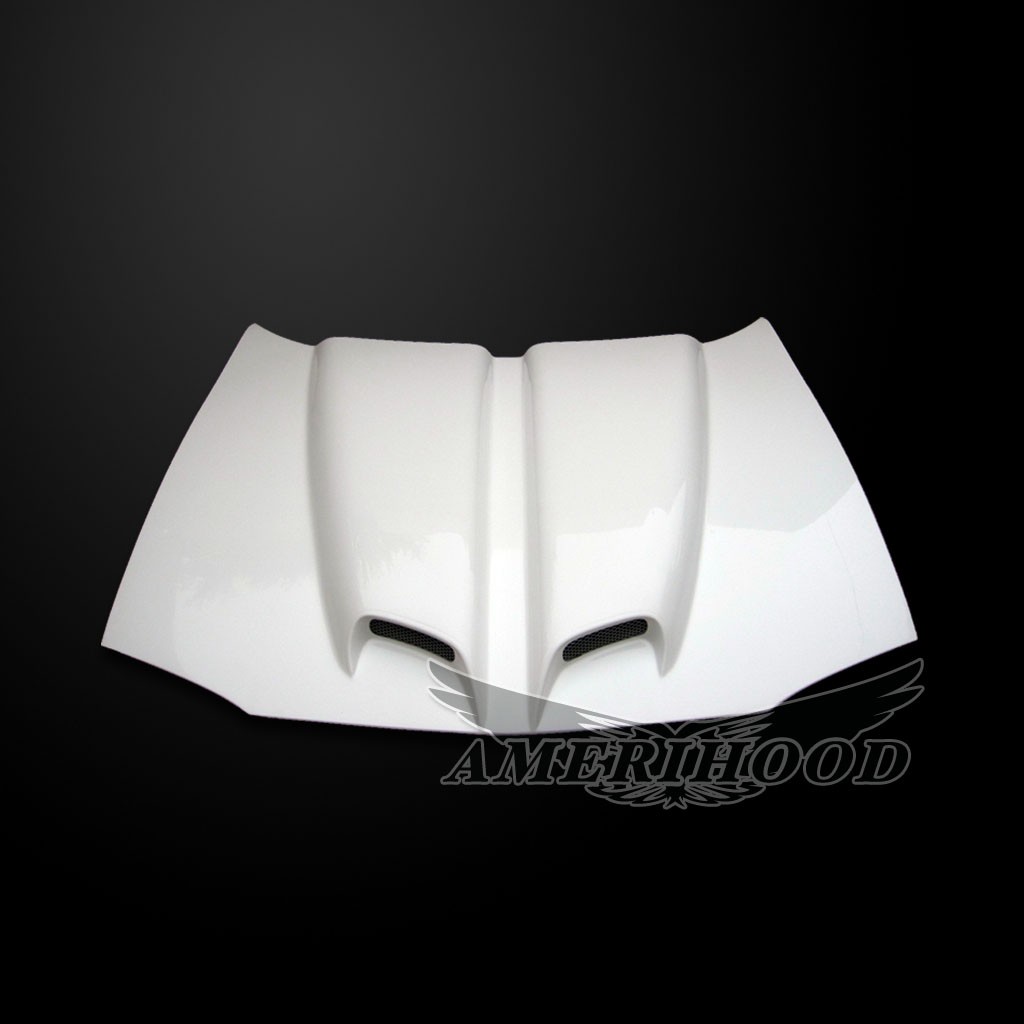 Image 5 - WS6 Functional Heat Extractor Hood Fiberglass for 1993-1997 Chevrolet Camaro by Amerihood - CCM93AHWS6FH