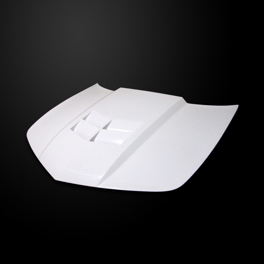 Image 4 - ZL1 Style Functional Heat Extractor Hood Fiberglass for 2010-2015 Chevrolet Camaro by Amerihood - CCM10AHZL1FH