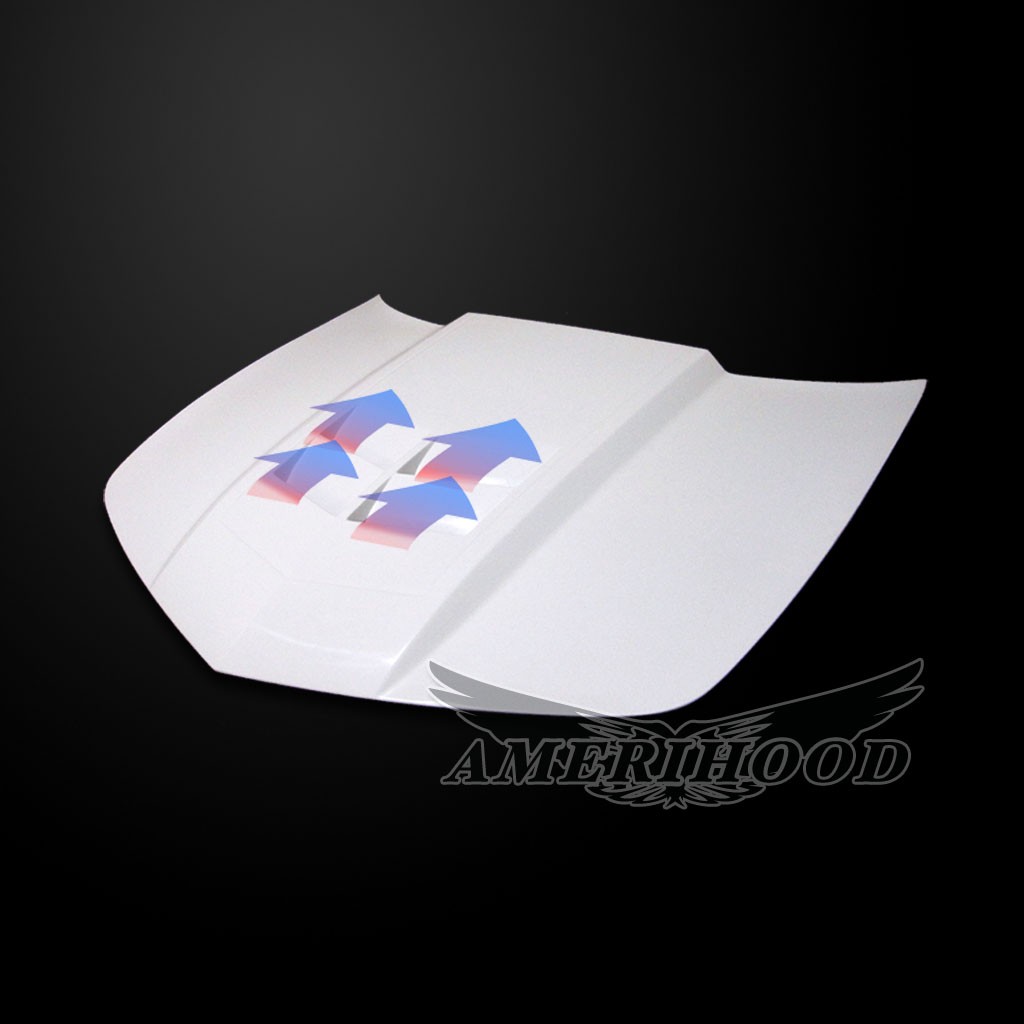 Image 2 - V6 Type-ZL1 Functional Heat Extractor Fiberglass Hood for 2014-2015 Chevrolet Camaro by Amerihood - CCM14AHZL1FHW6