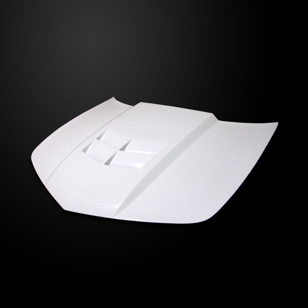Image 6 - V6 Type-ZL1 Functional Heat Extractor Fiberglass Hood for 2014-2015 Chevrolet Camaro by Amerihood - CCM14AHZL1FHW6